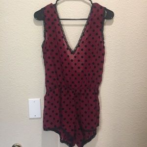 ASOS Flocked Spot Teddy